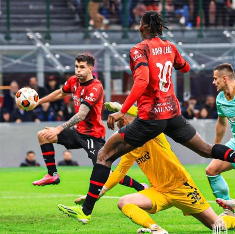 Liga Eropa: AC Milan Menang 4-2 atas Slavia Praha