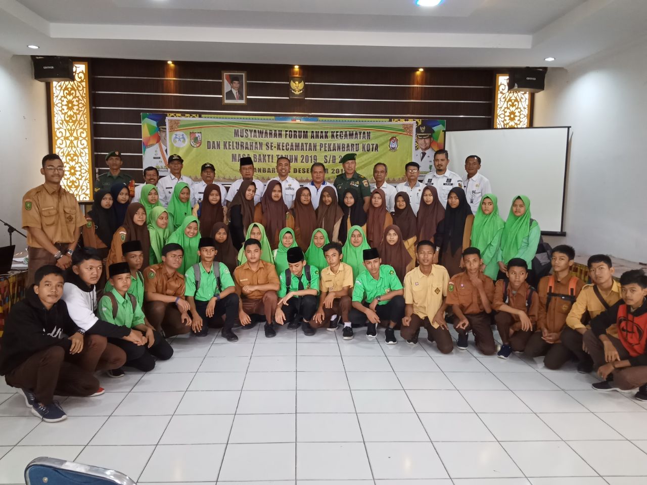 Koramil 02 Kota Hadiri Musyawarah  dan Deklarasi Forum Anak se Kecamatan Pekanbaru Kota 
