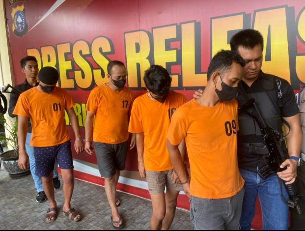 Polresta Pekanbaru Gagalkan Sindikat Narkoba Jaringan Provinsi