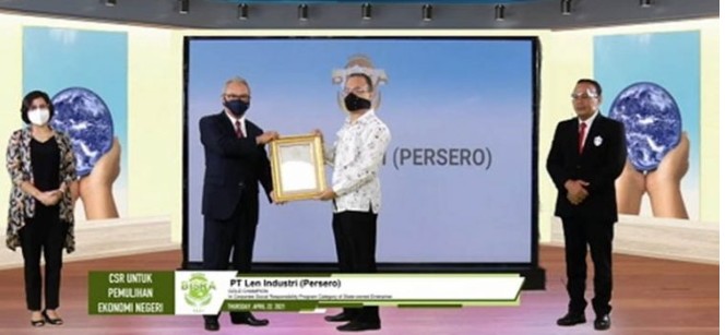 Ajang Perdana BISRA 2021, Len Industri Raih Certificate Gold Champion