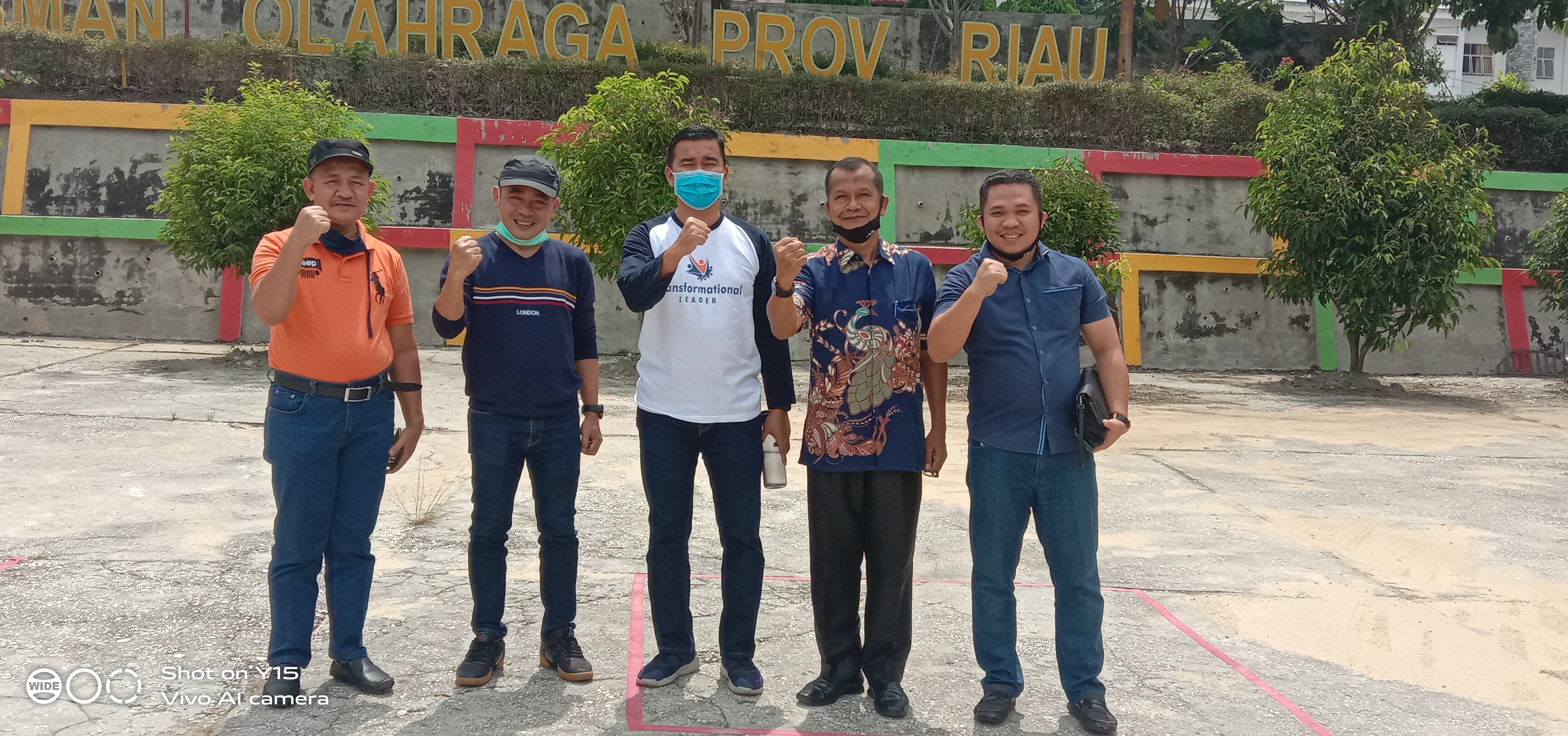 Kadispora dan Kadisdik Riau Tinjau Daftar Ulang Casis SMANOR TP 2020/2021