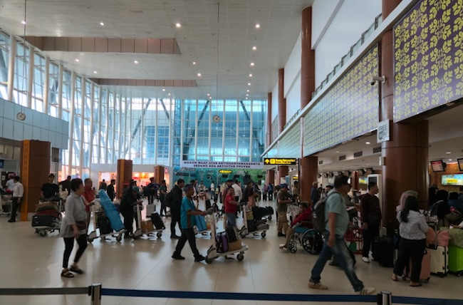 Lonjakan Nataru, Bandara SSK II Pekanbaru Catat 105 Ribu Lebih Penumpang