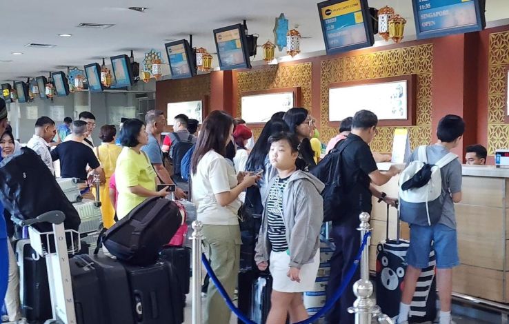 Pergerakan Penumpang di Bandara SSK II Pekanbaru Capai 14.441