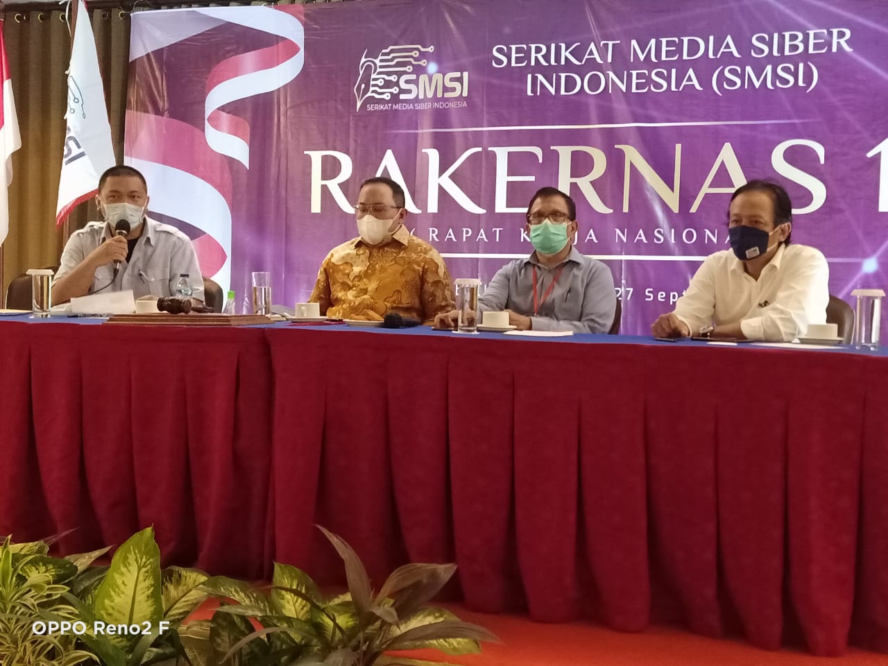 Rakernas I SMSI, Menkominfo Ajak SMSI Sebagai Media Siber Terbesar  di Indonesia Perangi Berita Hoax