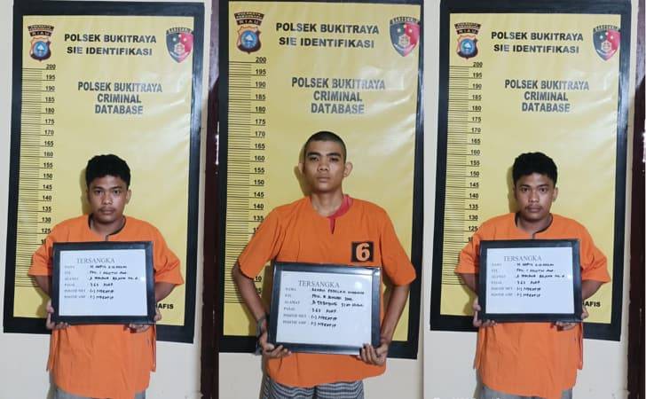 Tiga Pelaku Curanmor di Pekanbaru Dibekuk Polisi