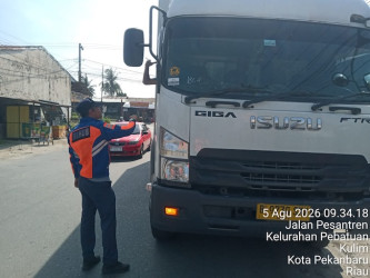 Halau Truk ODOL Masuk Kota, Dishub Pekanbaru Terapkan Tujuh Simpul Pengawasan