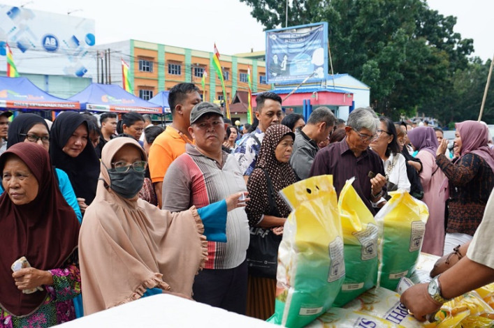 Bantu Masyarakat, Pemprov Riau Gelar Gerakan Pangan Murah di 22 Titik