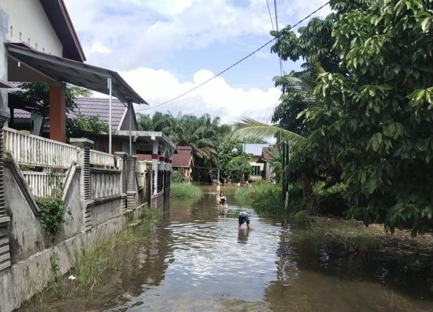 Sempat Terendam, 9 Titik Banjir di Pekanbaru Berangsur Surut