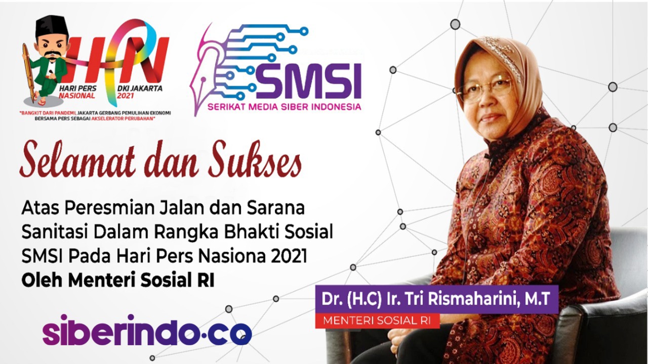 HPN 2021 Menteri Sosial Puji SMSI Bangun Peradaban