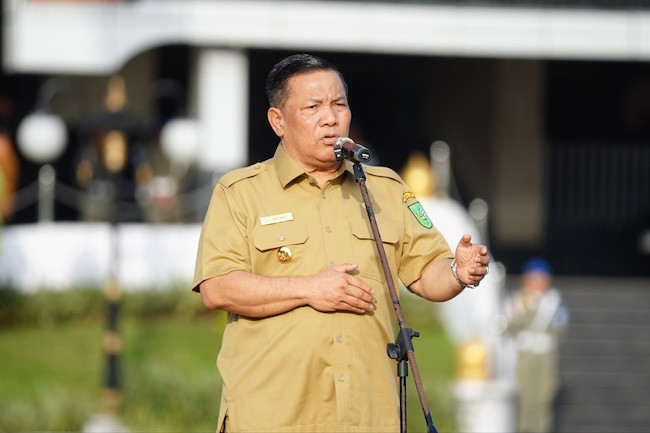 Apel Perdana 2026, Plt Gubri Tegaskan Tunda Bayar–Tunda Salur Jadi Prioritas