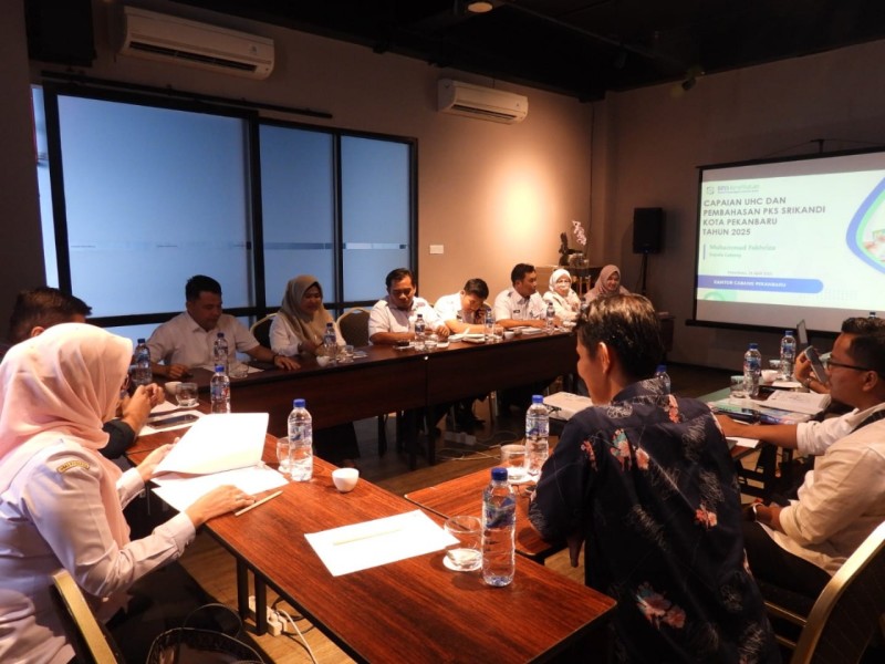 Dukung Program Kesehatan, BPKAD Pekanbaru Hadir dalam Rapat UHC dan Srikandi 2025