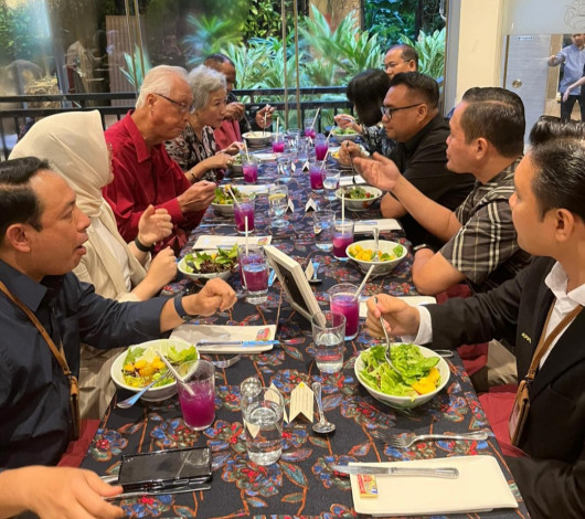 Bertemu Mantan PM Singapura Goh Chok Tong, Agung Bahas Pembangunan Kota Pekanbaru
