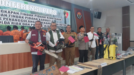 Rambah 143 Hektare Lahan Hutan, Polda Riau Tangkap Dua Warga Rohul
