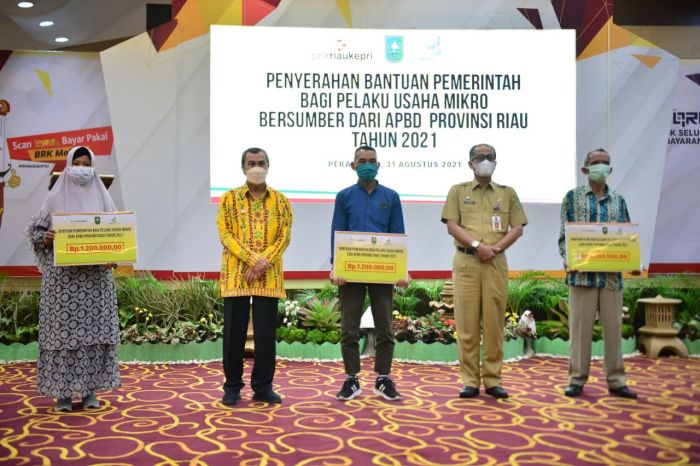 20.833 Pelaku UMKM Dapat Bantuan dari Pemprov Riau