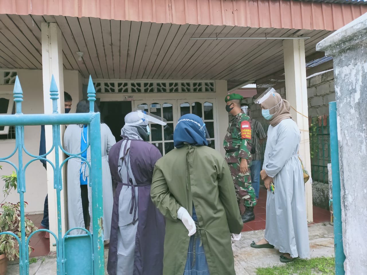 Tiga Pilar Kelurahan Tanahdatar Gelar Swab Test 