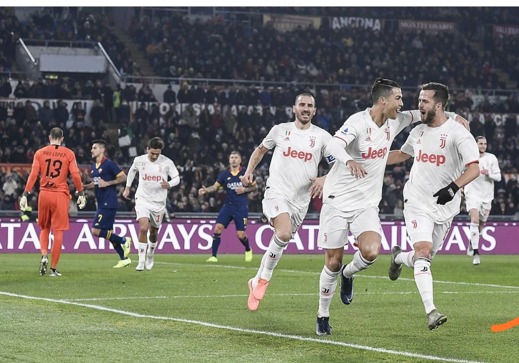 Gol Pinalti Ronaldo Permalukan Serigala Roma Dikandang Sendiri