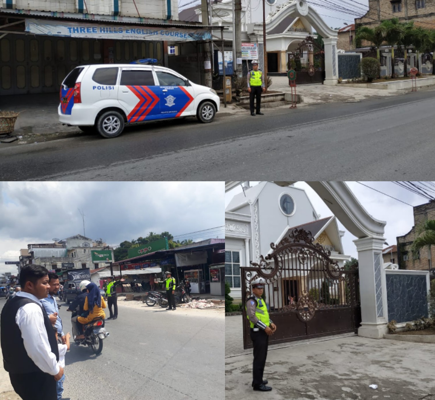 Amankan Ibadah Tahun Baru, Polsek Bilah Hulu Siagakan Petugas di Gereja