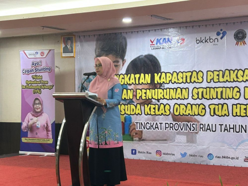 Pj Ketua TP PKK Riau Harap Prevalensi Stunting Menurun