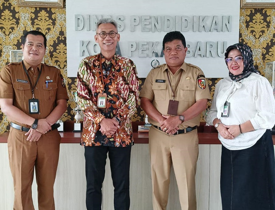 Ramah Tamah dan Diskusi Perkembangan Pendidikan Kota Pekanbaru Bersama Pejabat Pendidikan Pusat dan Daerah