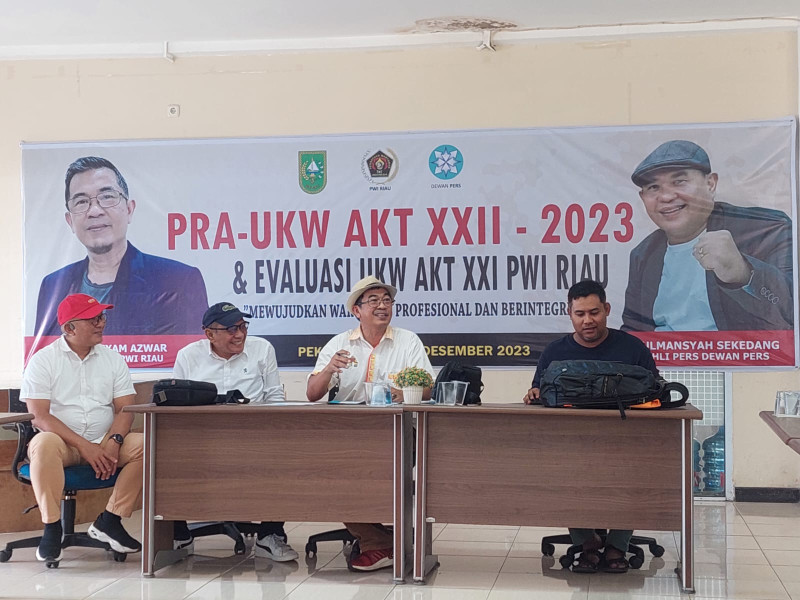 Kepengurusan PWI Riau Masa Bakti 2023-2028, Dilantik Pekan Depan