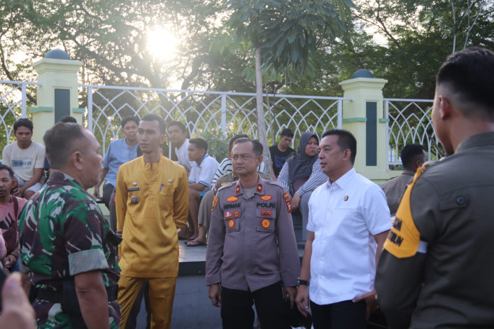 PKL di Sekitar Masjid An-Nur Mulai Ditertibkan