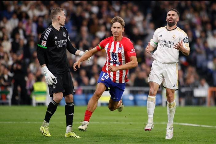 Dramatis, Atletico Curi Satu Poin dari Kandang Madrid
