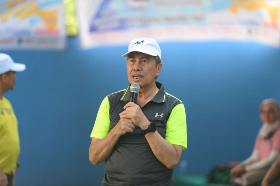 Buka Pertandingan Tenis yang Diselenggarakan Pelti, Ini Harapan Gubernur Riau