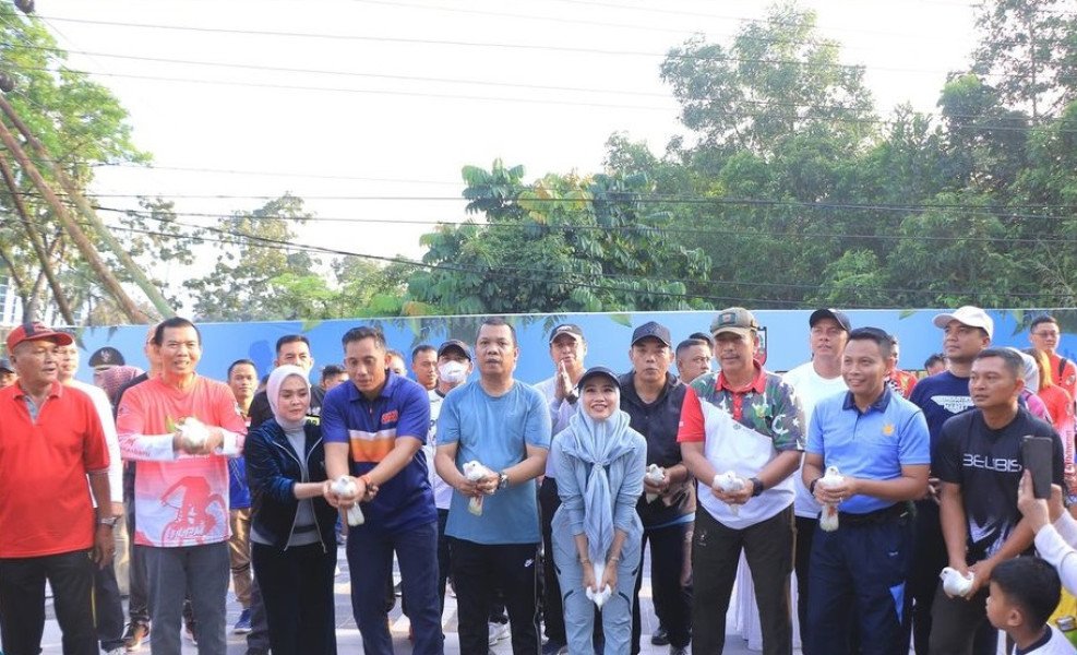 Kepala Dinas Perkim Pekanbaru Hadiri Soft Opening Taman Labuai Pekanbaru City Walk