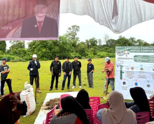 Ketua Gerindra Kuansing Dorong Pertanian Ramah Lingkungan Lewat Pelatihan Kompos