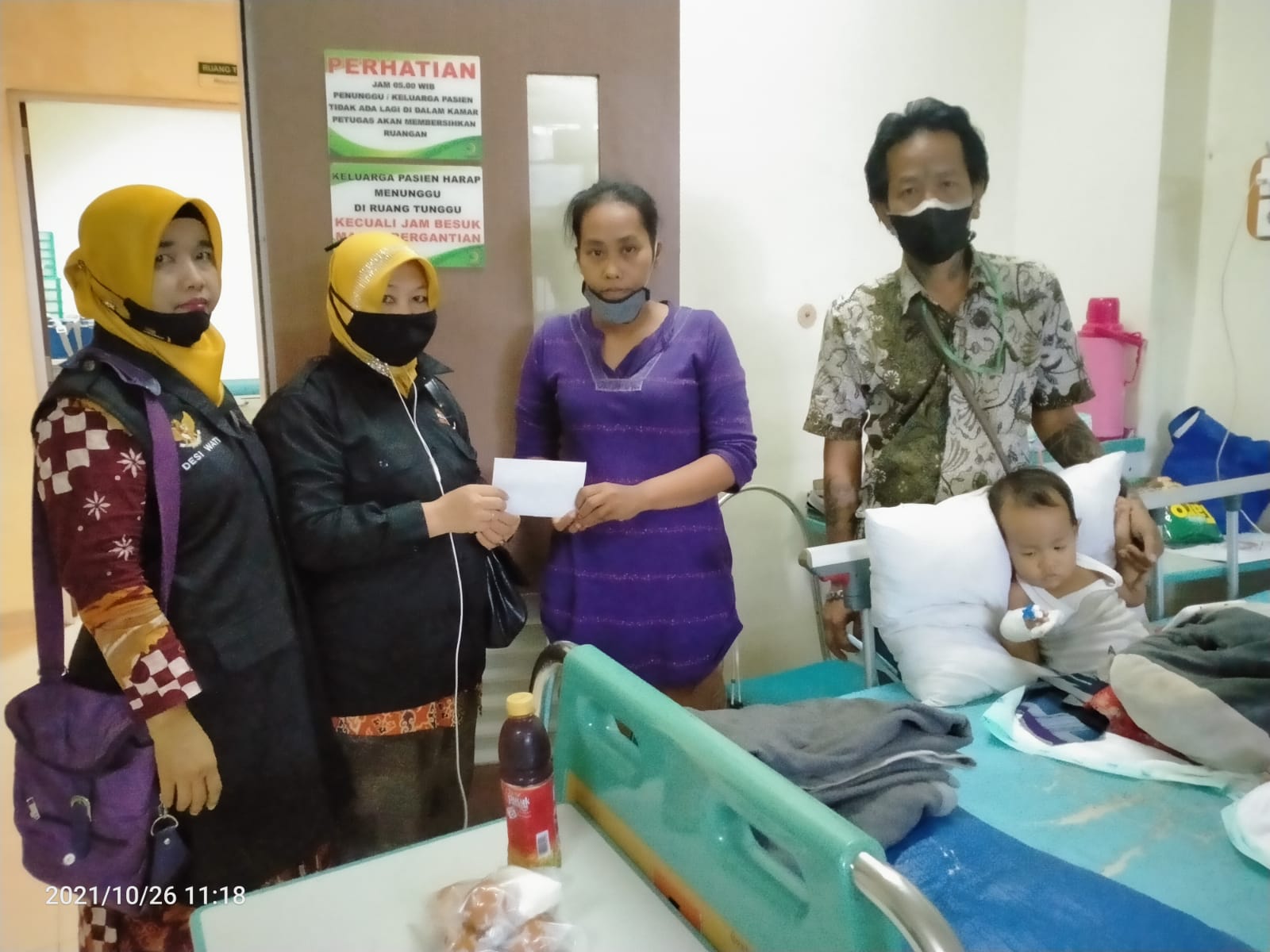 Forum PKB Salurkan Bantuan Biaya Perawatan untuk Kenzi Okto Saputra