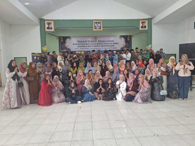 Halal Bihalal Idul Fitri 1446 H, Sekitar Dua Ratusan Warga KKK Riau Penuh Keakraban dan Keceriaan di Aula Jendral Ahmad Yani