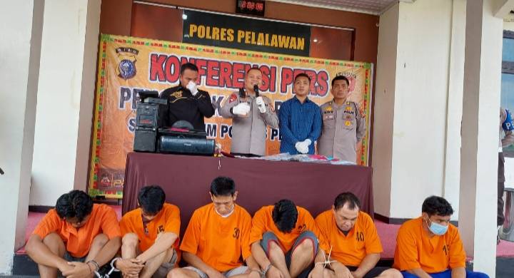 Kapolres Pelalawan Ungkap Tiga Kasus Tindak Pidana Menonjol, Ini Daftarnya