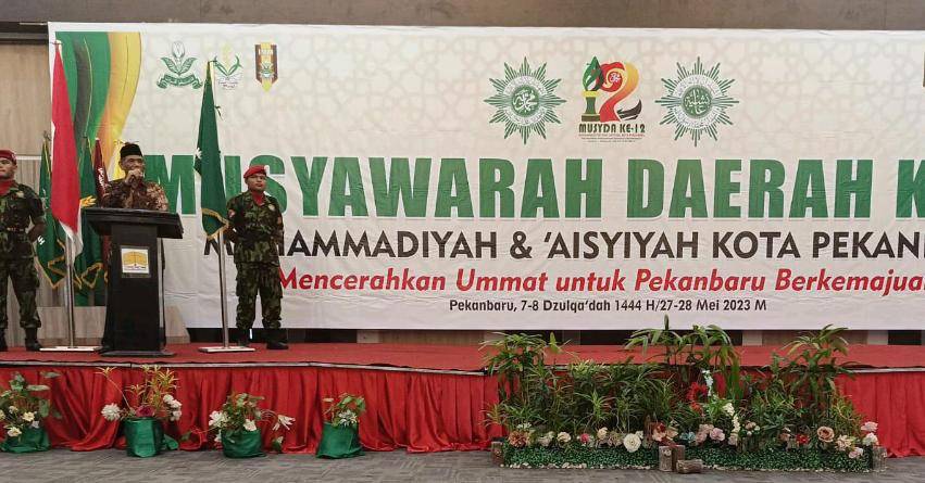 Buka Musyda Muhammadiyah Pekanbaru, Ini Pesan Wakil Ketua PWM