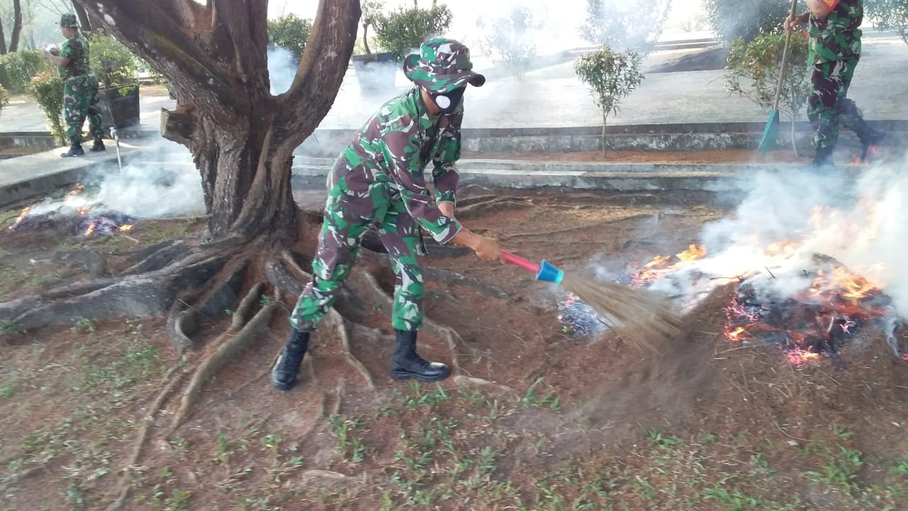 Babinsa Goro di TMP Kusuma Dharma 