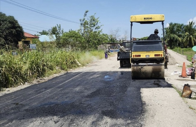 UPT II Dinas PUPR Riau Fokus Perbaikan Jalan Bagansiapiapi-Sinaboi