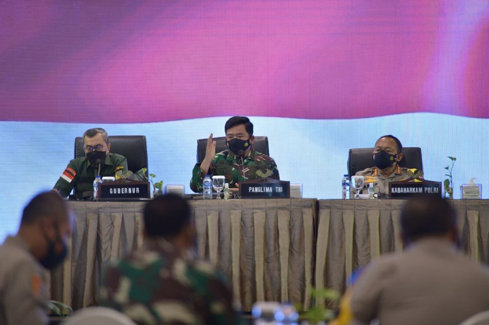 Saat Rapat, Ini yang Disampaikan Gubernur Riau ke Panglima TNI