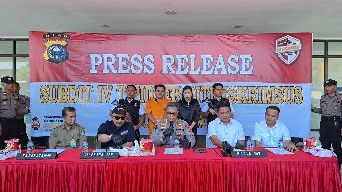 Polda Riau Gagalkan Penyelundupan 41 Kilogram Sisik Trenggiling Senilai Rp200 Juta