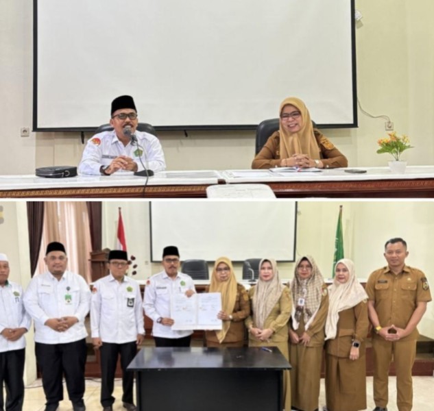Kemenag Pekanbaru dan DP3PM Teken MoU Evaluasi tentang Kota Layak Anak