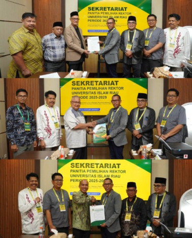 Tiga Dosen Daftar sebagai Bakal Calon Rektor UIR Periode 2025–2029