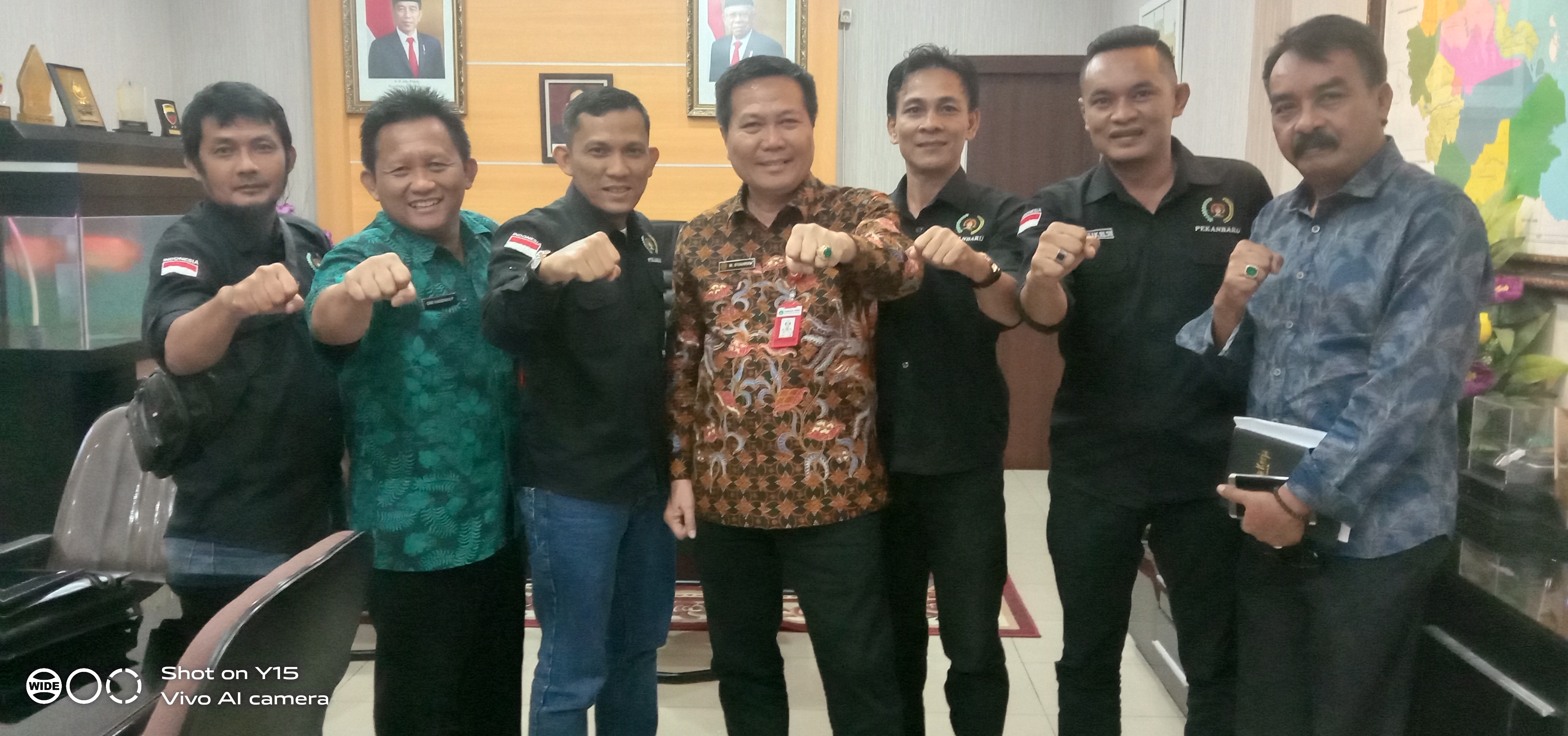 PWI Kota Audensi ke Kanwil BPN Riau, M Syahrir: SHM Akta Tertinggi untuk Tanah