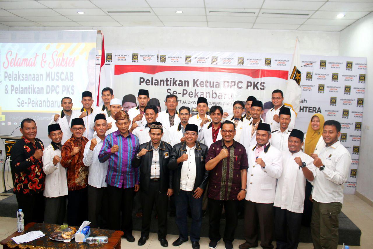 Resmi Dilantik, Ini 15 Nama Ketua DPC PKS se-Kota Pekanbaru