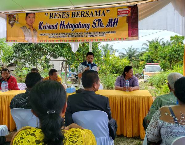 Krismat Hutagalung Reses di Palas, Warga Sampaikan Keluhan Soal Infrastruktur dan Sarana Pendidikan