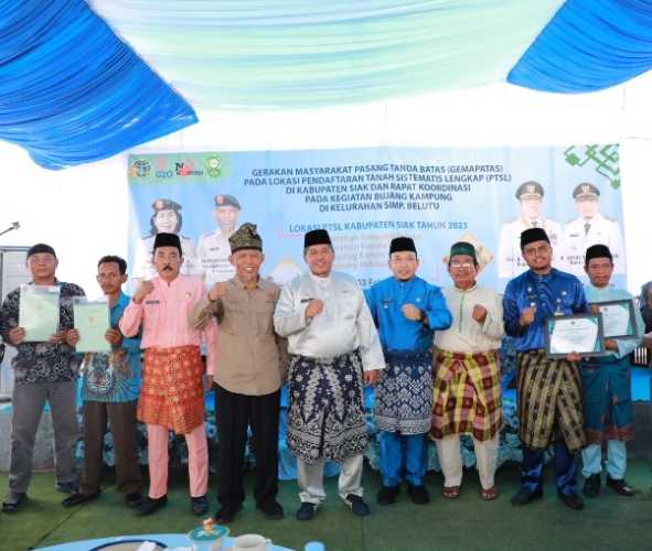 Alfedri Berharap Gema Patas Solusi Percepat Penyelesaian program PTSL di Kabupaten Siak