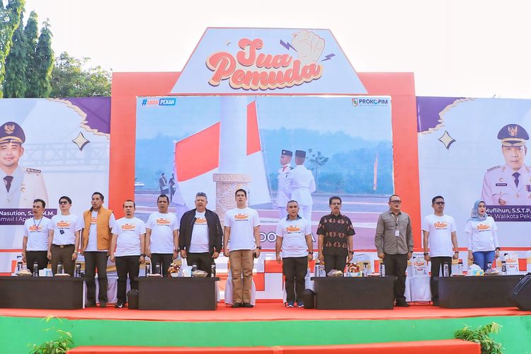 Kepala Dispora Kota Pekanbaru Apresiasi Kemeriahan Konser Sua Pemuda di Rangkaian Raker Komwil I Apeksi