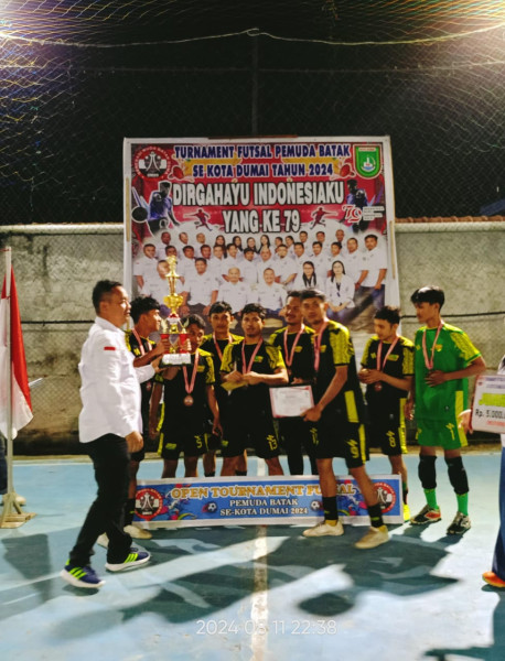Tim 22 Community Juara Turnamen Futsal GMBD Antar Pemuda Batak