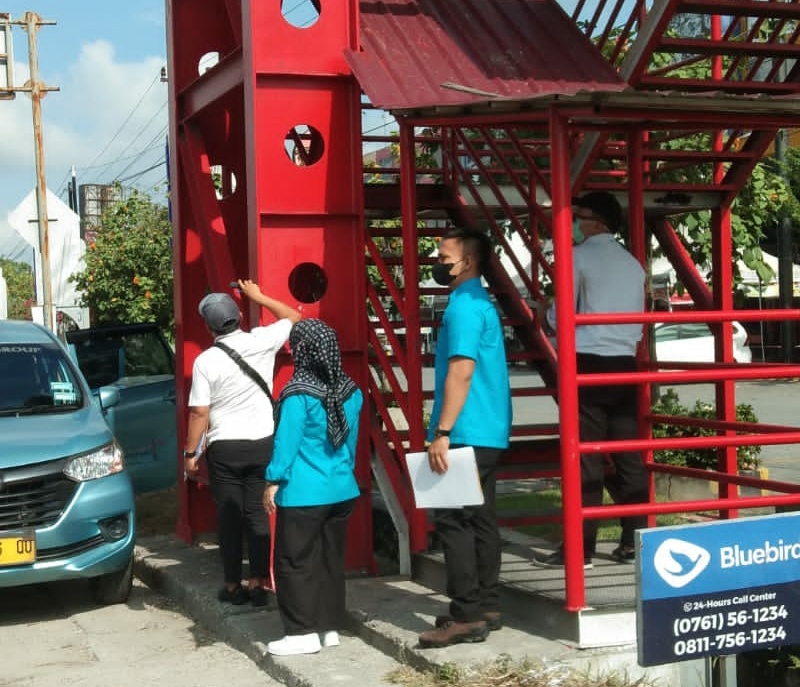 Penilaian Wajar Terhadap Aset JPO di Jalan Soebrantas, Ini yang Dilakukan BPKAD Pekanbaru dan KPKNL