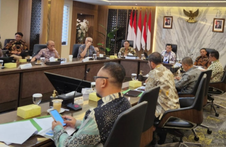 Gubri Paparkan Potensi Pembangunan Perekonomian Riau di Rapat Lintas Kementerian