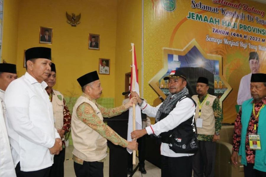Alhamdulillah, Jemaah Haji Kloter BTH -12 Tiba di DHA Provinsi Riau