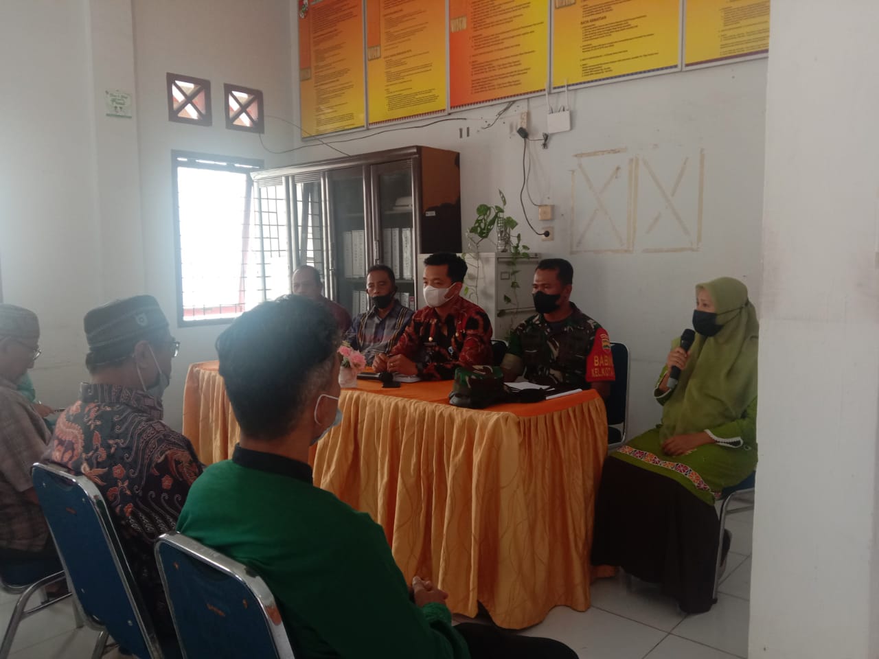 Babinsa Hadiri Rapat Pembentukan Panpel MTQ Kelurahan Kotabaru 