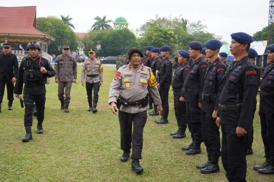 Hadapi Nataru, Kapolda Riau Tekankan Antisipasi Banjir di Jalur Vital